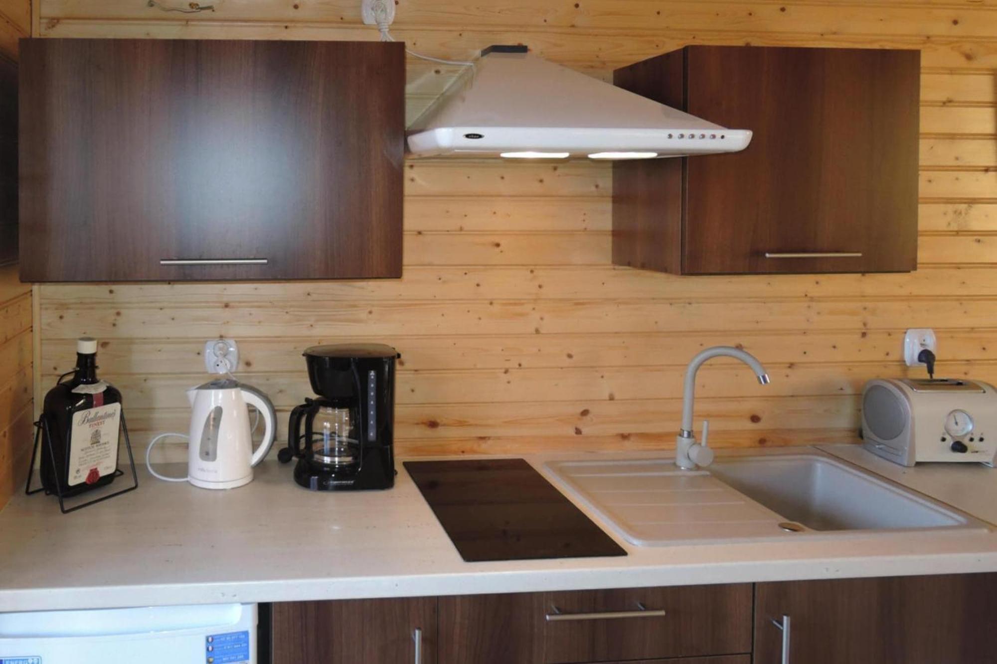Вилла Modern Wood House In Rewal With A Terrace Экстерьер фото